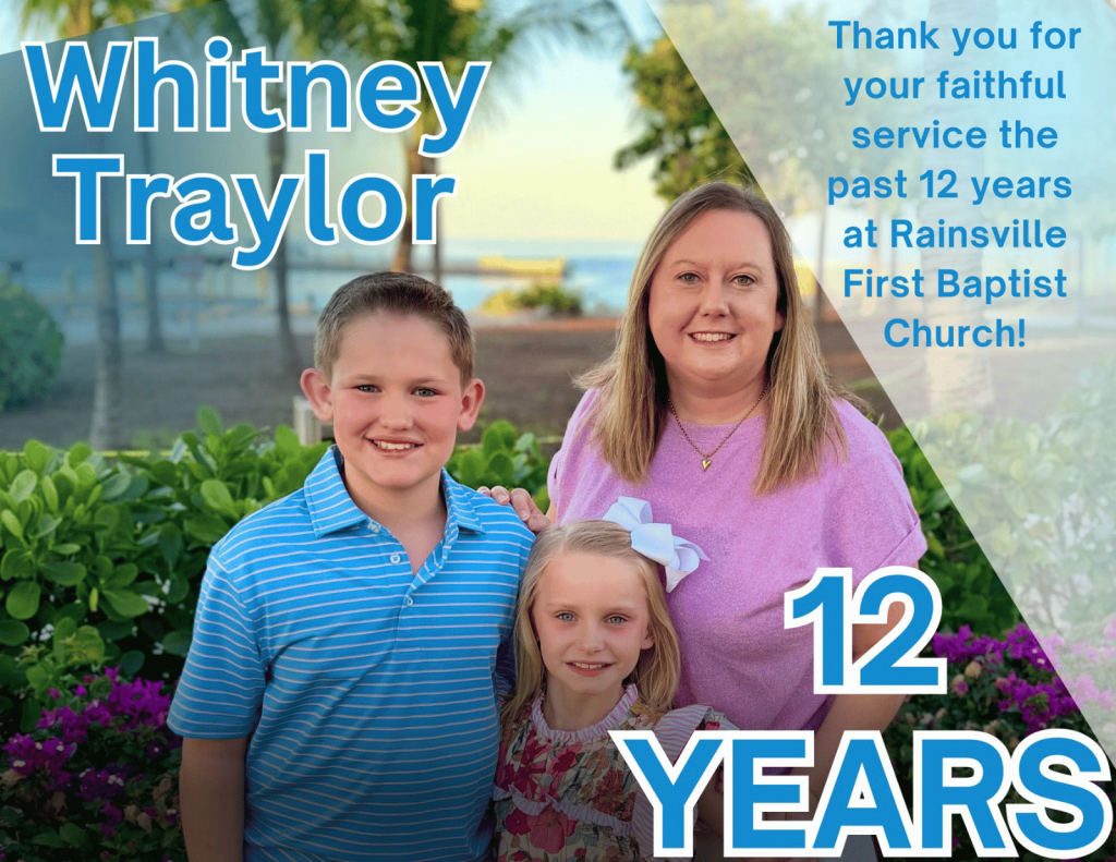 RFBC Whitney Traylor Anniversary